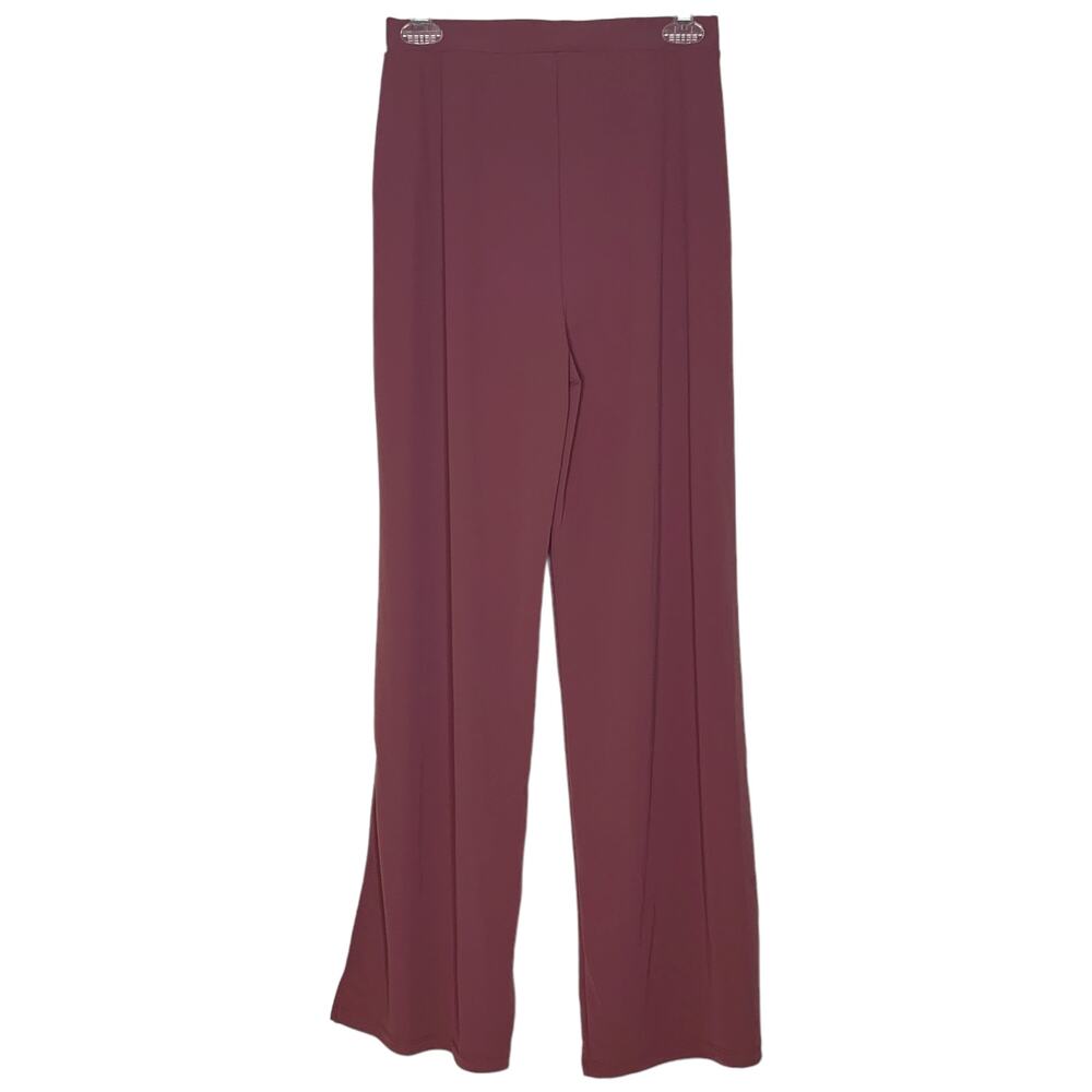 Zara Side Slit Wide Leg Pants Size Medium Mauve